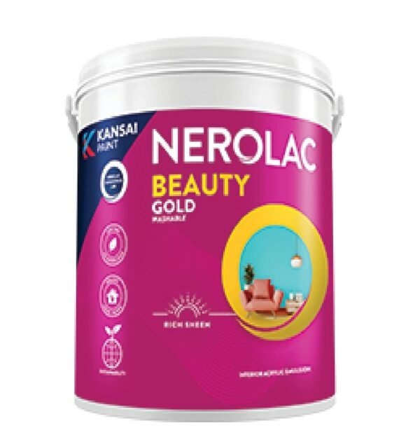 Nerolac Beauty Gold Washable Emulsion Paint, 4L